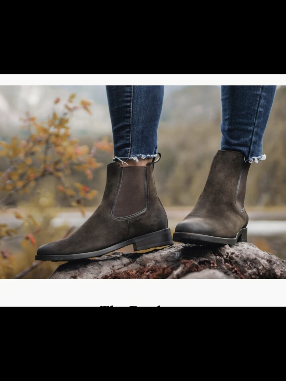 THURSDAY BOOT COMPANY DUCHESS CHELSEA BOOT OLIVE SUEDE SZ 8.5